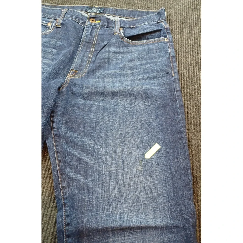 Lucky Brand Men Blue Jeans 329 Classic Straight Leg 36 X 34 Dark Wash‎ Casual